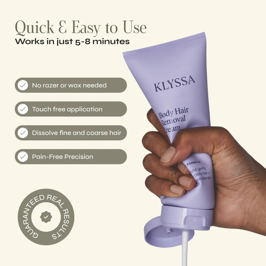 Klyssa Painless Body Hair Removal Cream