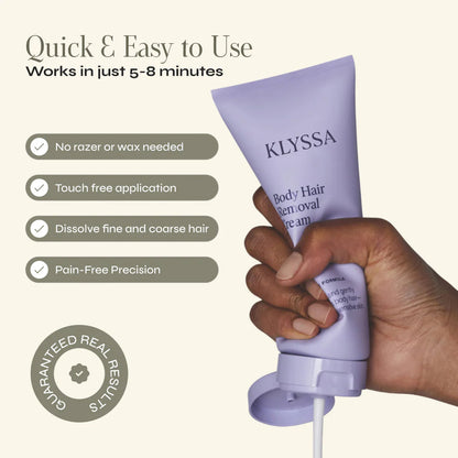 Klyssa Painless Body Hair Removal Cream
