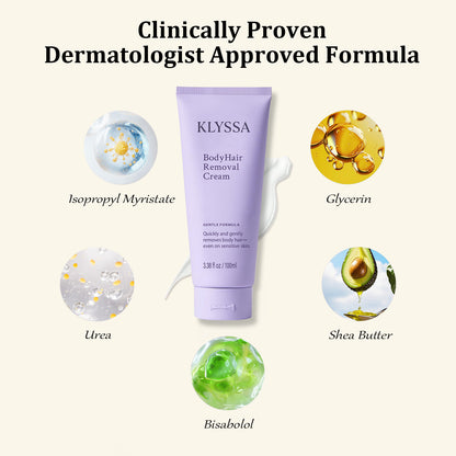 Klyssa Painless Body Hair Removal Cream