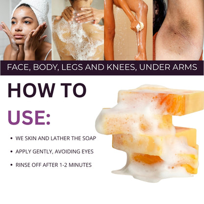 Klyssa Kojic Acid & Turmeric Soap