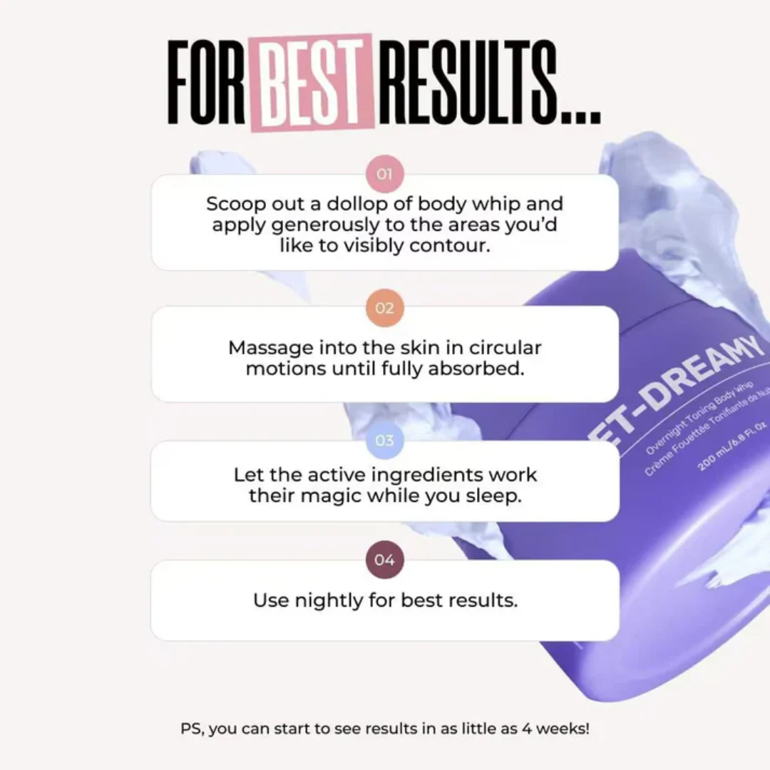 Get Dreamy Overnight Body Whip Cream