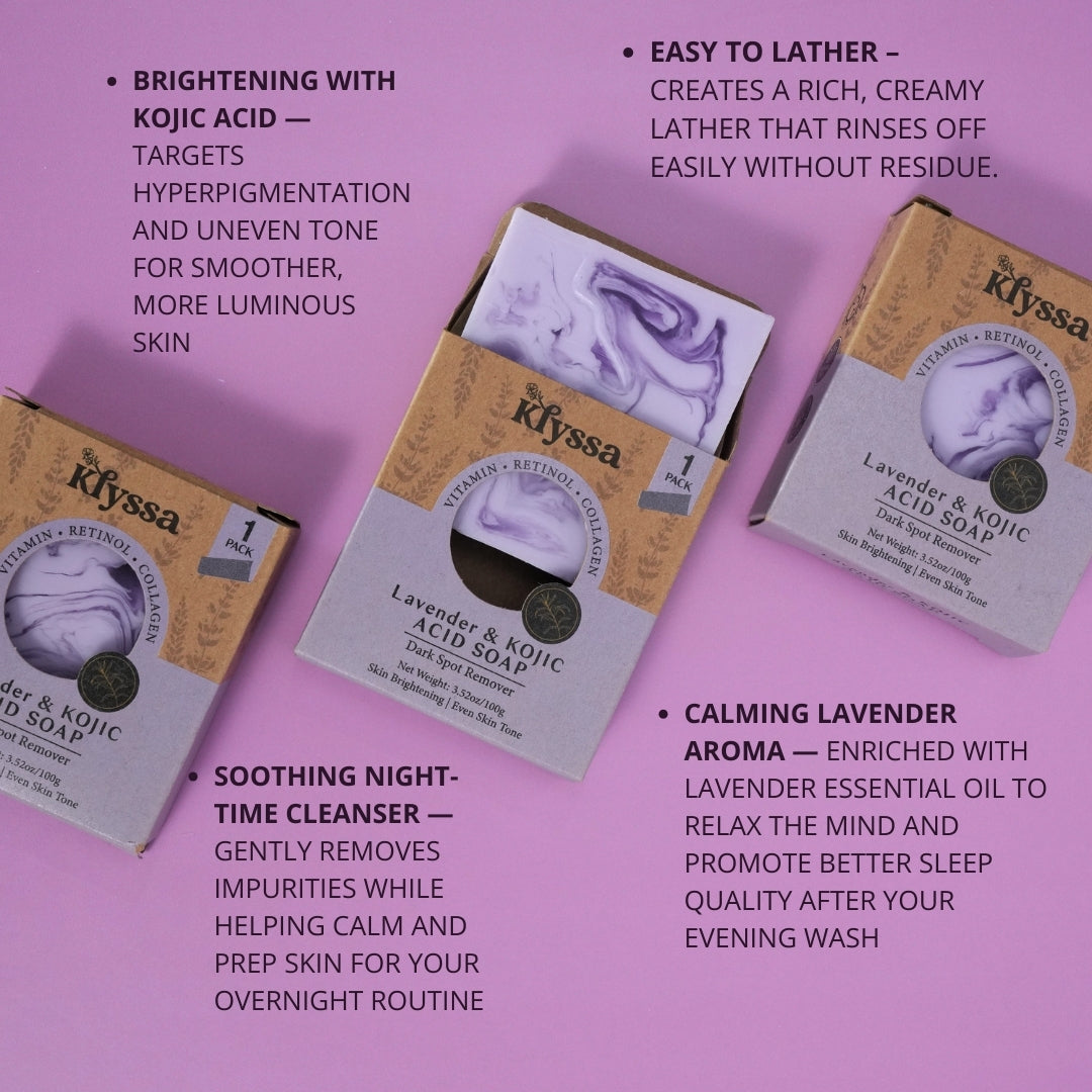 Klyssa Lavender & Kojic Acid Soap