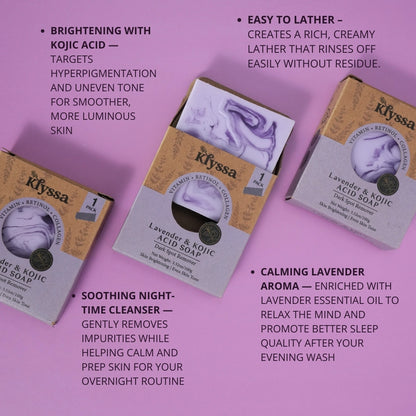 Klyssa Lavender & Kojic Acid Soap