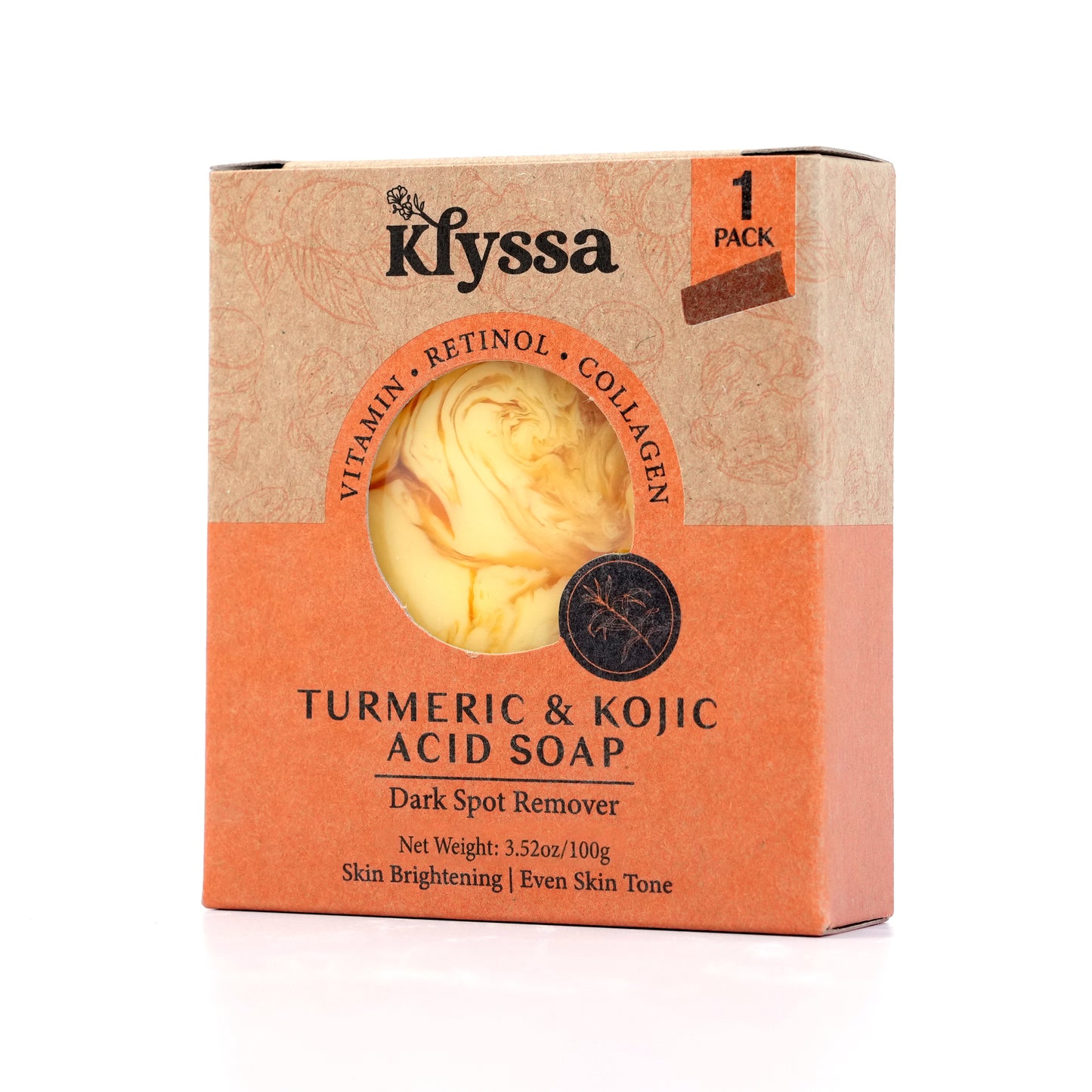 Klyssa Kojic Acid & Turmeric Soap