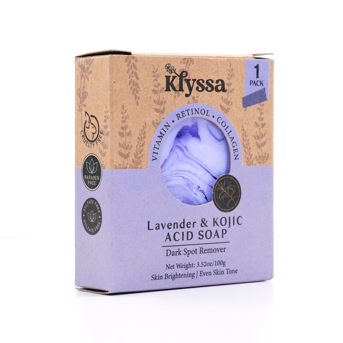 Klyssa Lavender & Kojic Acid Soap